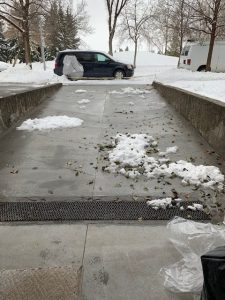snow melt ramp