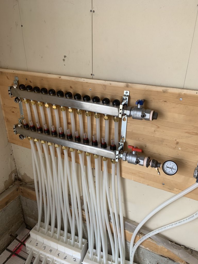 snow melt tubing manifolds » RBA Mechanical Inc. snow melt tubing manifolds