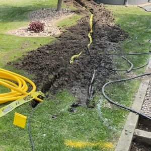 Underground Gas Pipe Installation