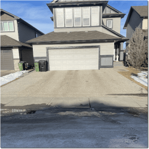 hydronic snow melt driveway