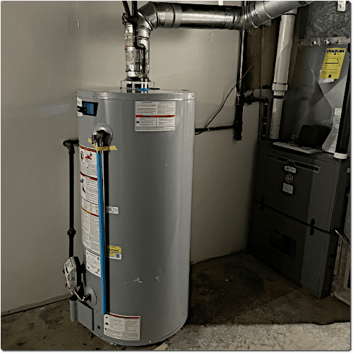 Johnwood atmospheric vent water heater