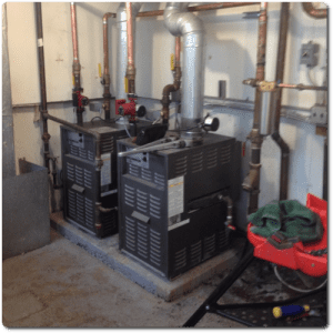 Multi boiler injection installation