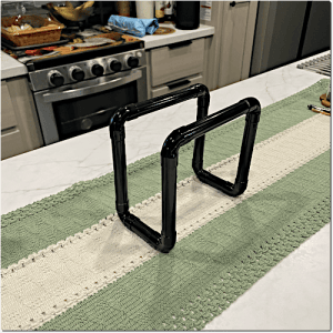 pipe art napkin holder